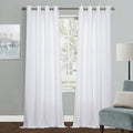 MYSKY HOME White Bedroom Curtains by MYSKYHOME