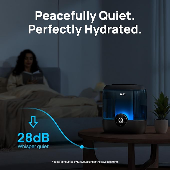 DREO Smart Humidifiers for Bedroom, 6L Top Fill Supersized Cool Mist Humidifier - Image 6
