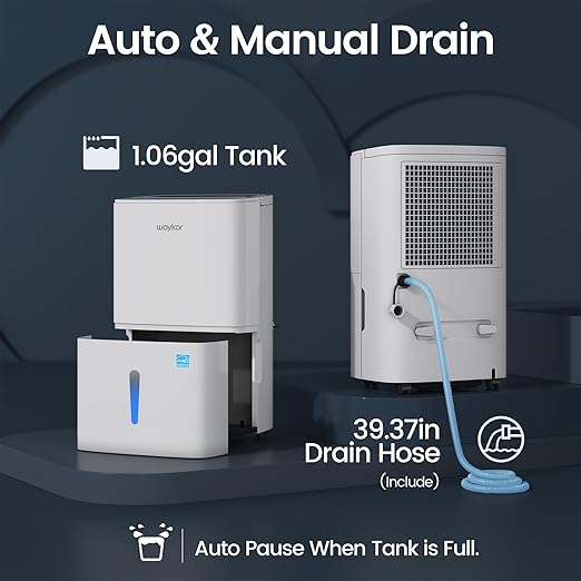 Waykar 120 Pints 2025 Energy Star Home Dehumidifier - Image 7