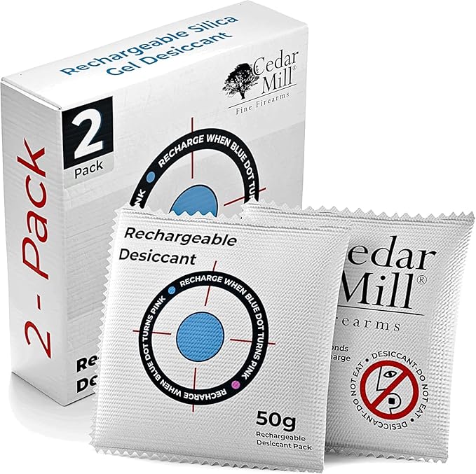 Rechargeable Desiccant Pack and Cedar Mill Fine Firearms Micro 9mm Gun Cleaning by CedarMillFineFirearms