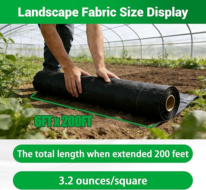 Weed Barrier Fabric Planting Cover - Image 3