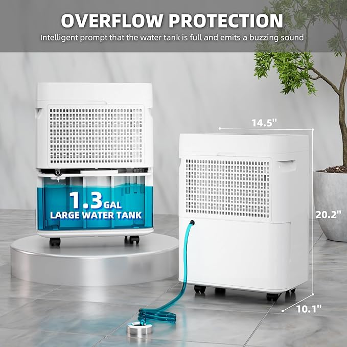 AIRPLUS 5000 Sq.Ft 78 Pint Dehumidifier - Image 2