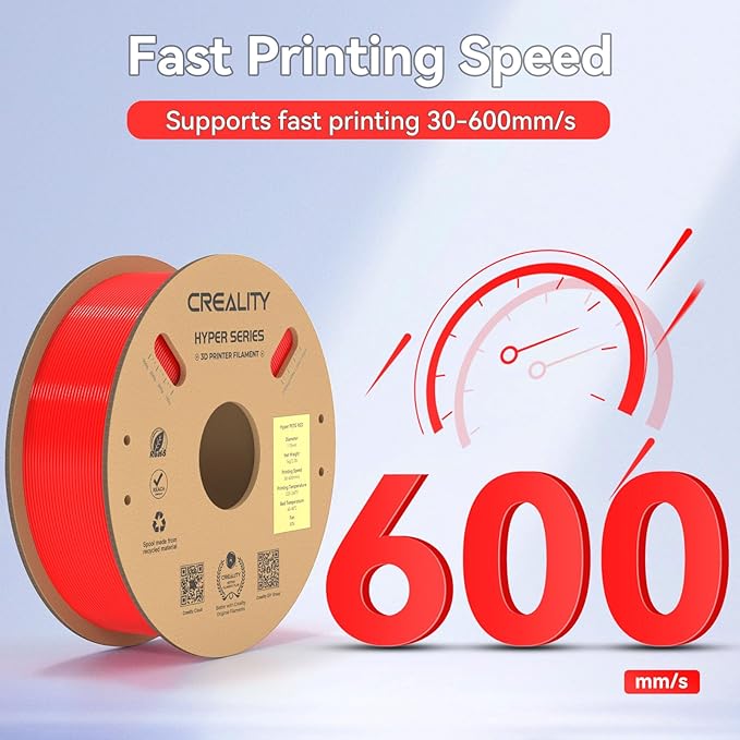 Official Creality Hyper PETG Filament 1.75mm, High Speed 600mm/s 3D Printer - Image 3