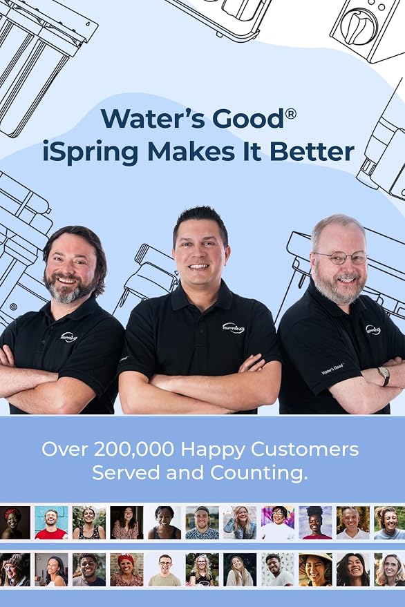 iSpring FC25B-PB 4.5” x 20” Lead, Chlorine Reducing Whole House Water Filter - Image 7