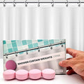 Powerful Anti-Billowing Magnetic Shower Curtain Weights by HMmagnets