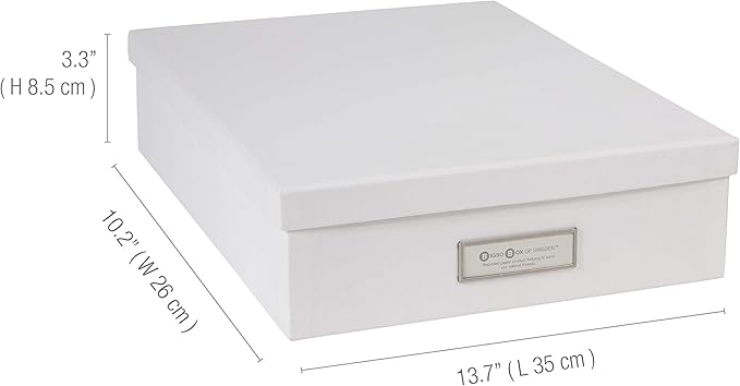 Bigso Oskar Fiberboard Label Frame Document Letter Box - Image 3