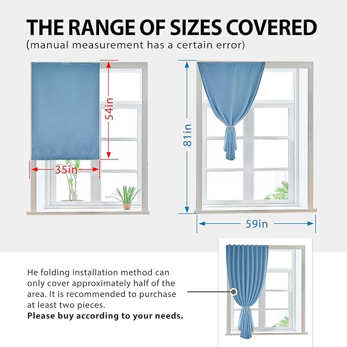 Magic Tape Stick on Portable Curtains - Image 3