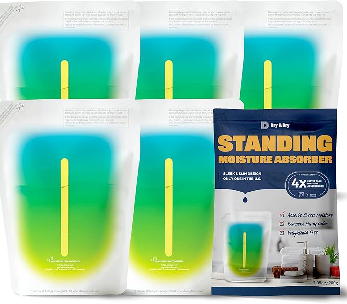 Dry & Dry Standing Moisture Absorbers to Control Excess Moisture by DryDry