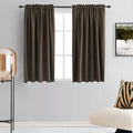 DONREN 48 Inch Length Short Curtains by DONREN