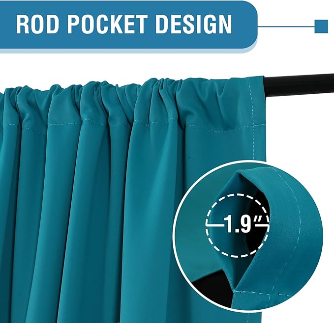 H.VERSAILTEX 100% Blackout Curtains - Image 4