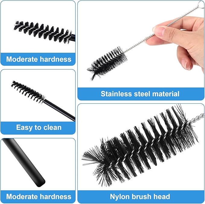 62 Pcs 3 Size Hummingbird Feeder Cleaning Brushes, Nylon Small Clean Brushes - Image 3
