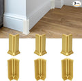 uxcell Self Adhesive Baseboard Corner Blocks, 3.23 Inch Wall Edge Corner by uxcell