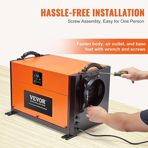 VEVOR 190 Pints Commercial Dehumidifier - Image 5