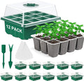 12 Pack Seed Starter Tray Seed Starter Kit by DJGINRO