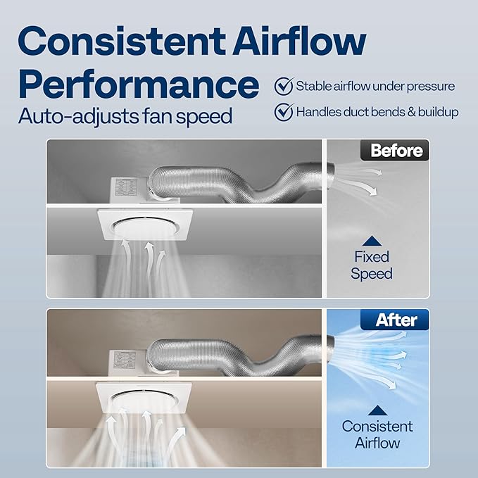 VIVOHOME Bathroom Exhaust Fan - Image 4