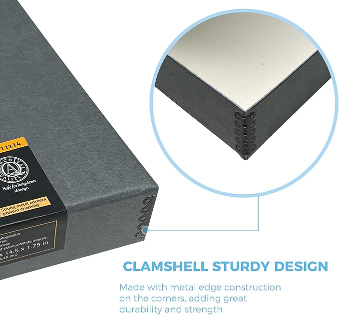 Lineco Folio Storage Box, Clamshell Design - Image 4