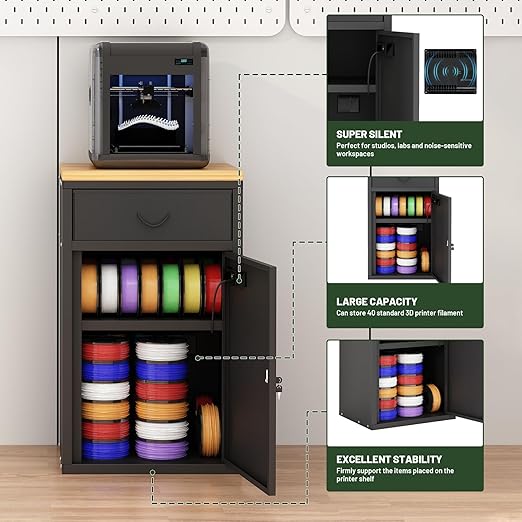 180L 3D Printer Filament Storage Cabinet - Image 8