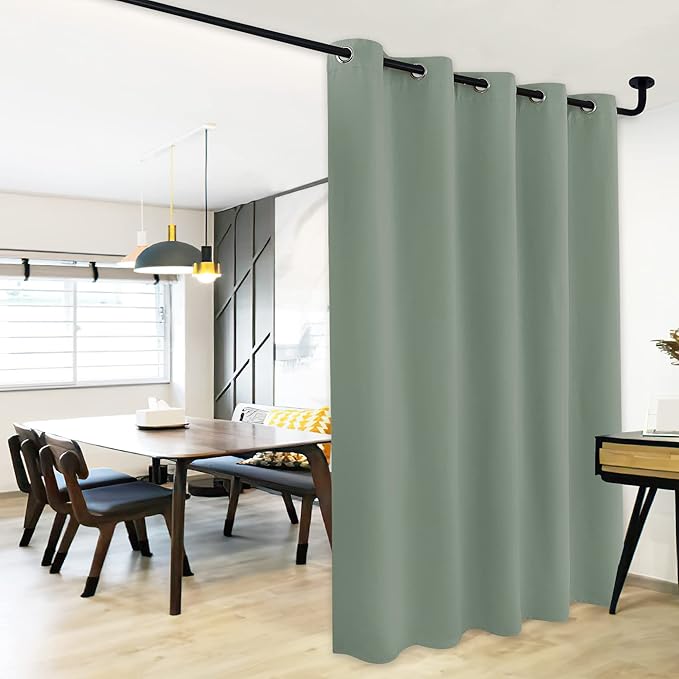 NICETOWN Sage Green Bedroom Blackout Curtain Panel, 1 Panel, 70 x 84 inch by NICETOWN