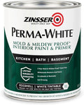 Zinsser 02774 PERMA-WHITE Mold & Mildew Proof Interior Paint, Eggshell White by Rust-Oleum