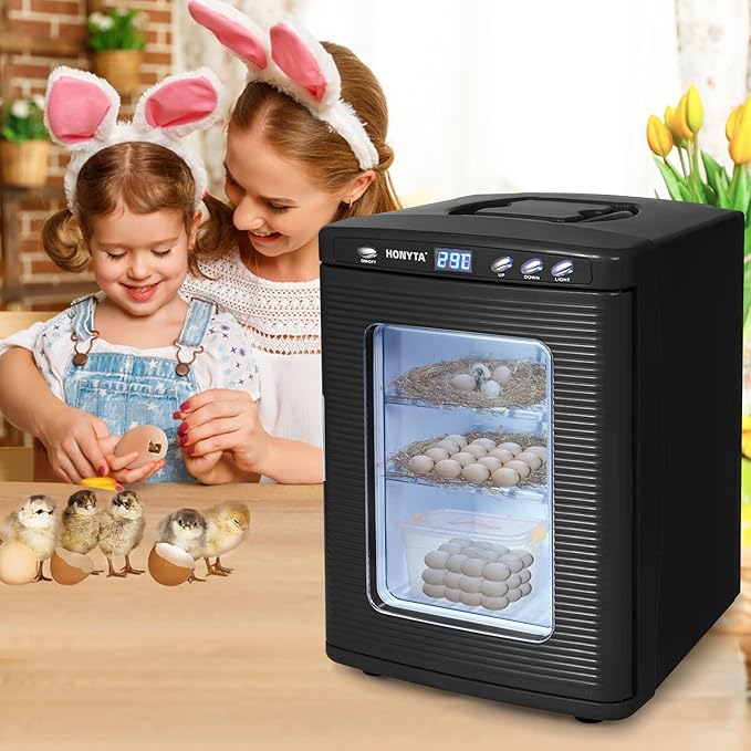 RYFT Incubators for Hatching Eggs, 25L Portable Reptile Scientific Lab Incubator - Image 7
