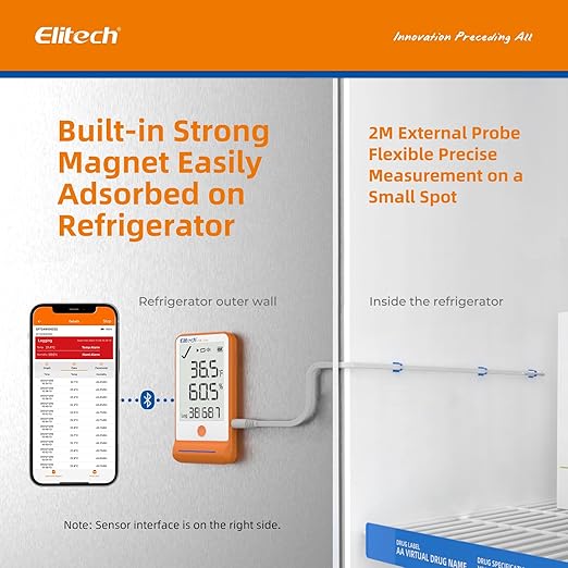 Elitech 50Pack Bluetooth Ultra Low Digital Temperature Data Logger - Image 2