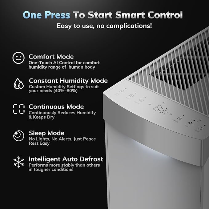 5500 Sq.Ft Energy Star Version 6.0 Dehumidifier, AEOCKY Max 105 Pint/D Smart - Image 8