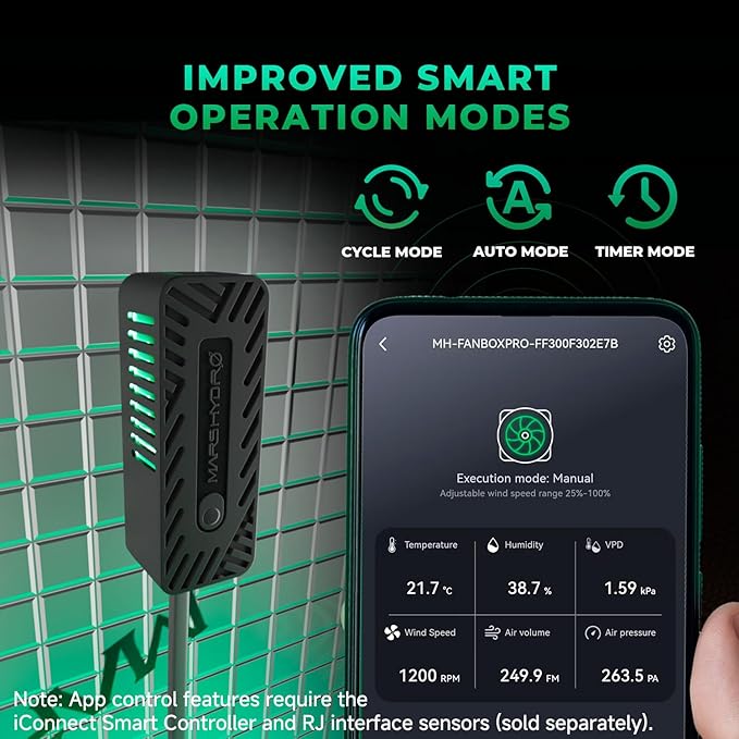 MARS HYDRO 2025 New Version iFresh 6 Inch Smart Inline Fan Combo, - Image 4