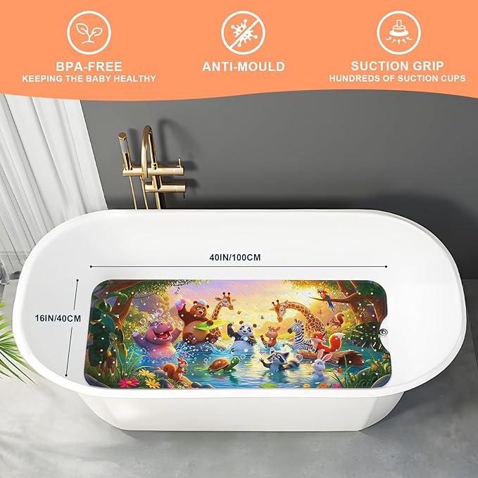 XIYUNTE Upgrade Baby Bath Mat Non Slip - Image 2