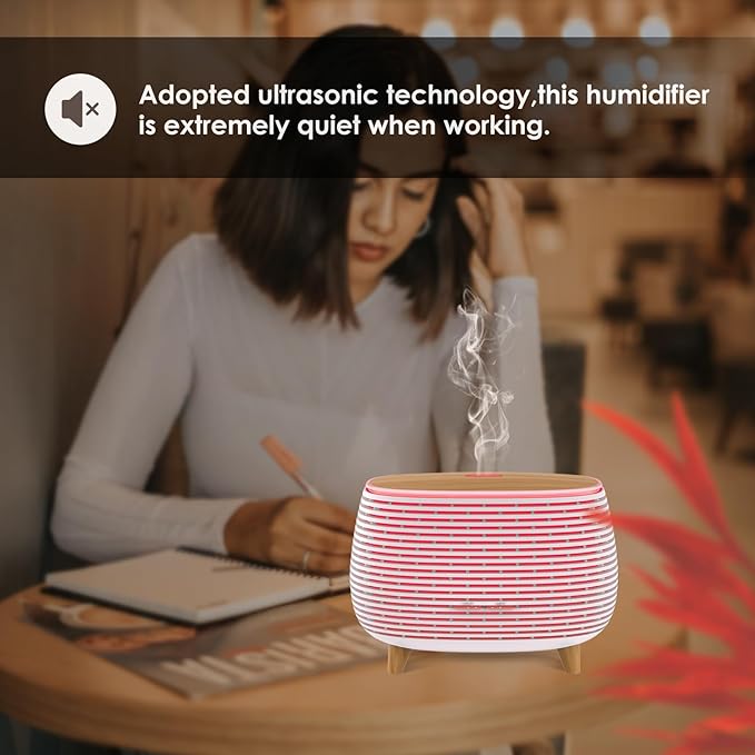 2-in-1 BT Speaker & Ultrasonic Essential Oil Diffuser, Aromatherapy Diffuser - Image 4