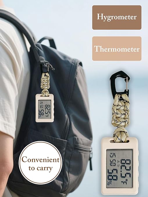 Mini Humidity Meter Indoor Outdoor Hygrometer Thermometer Portable Room - Image 3