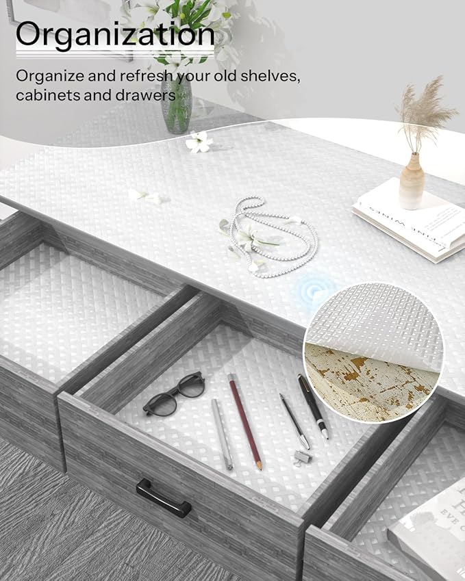 Shelf and Drawer Liner for Kitchen Cabinet, Non-Adhesive 12in x 240in - Image 5