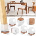 16PCS Square Silicone Chair Leg Floor Protectors by GAGUIUP