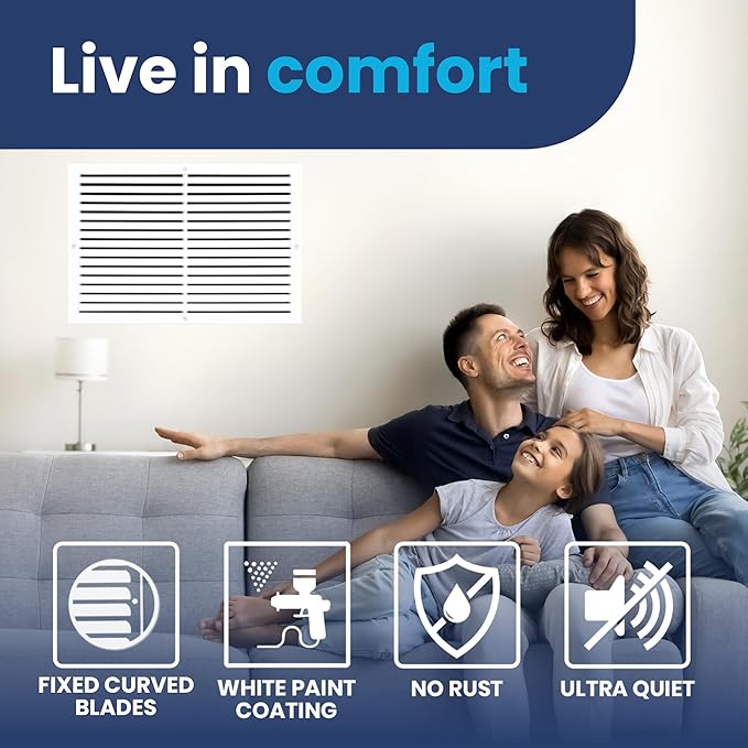 25x20 Inch Air Return Vent Cover Decorative – Premium Aluminum AC Vent Cover - Image 7