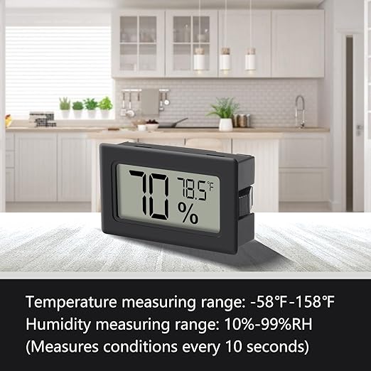 6 Pack Mini Hygrometer Indoor Humidity Meter Hygrometer Thermometers ，Humidity - Image 5