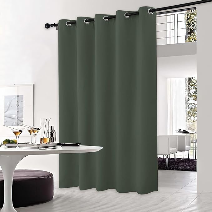 NICETOWN Dark Mallard Bedroom Blackout Curtain Panel, 1 Panel, 70 x 84 inch - Image 2