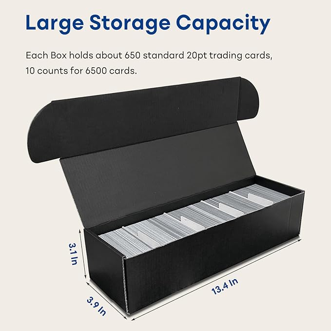 Trading Card Storage Box with Dividers - Image 3