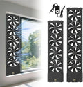 Adjustable Window Exhaust Fan for Sliding Windows, Vertical Window Exhaust Fan by Unknown