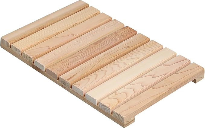 bingaai Cedar Wood Shower Mat, Cedar Wooden Bath Mats, Small Wood Bath Mat 20 x by WhenStyleMeetsPracticality