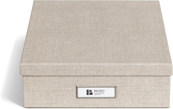 Bigso Oskar Fiberboard Label Frame Document Letter Box - Image 2
