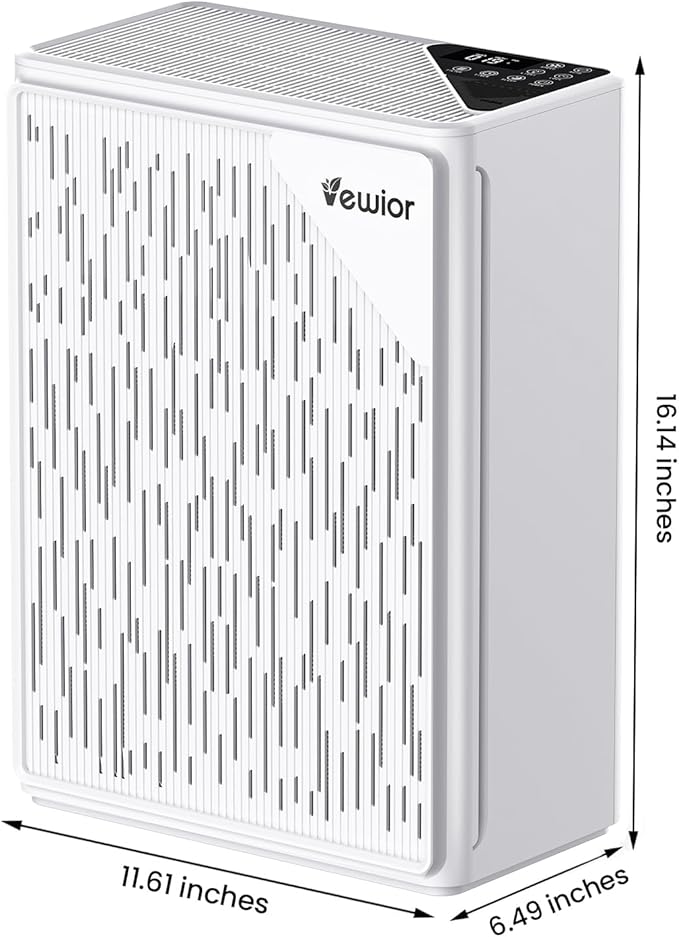 Air Purifiers for Home Large Room up to 2535ft², VEWIOR H13 True HEPA Air - Image 8