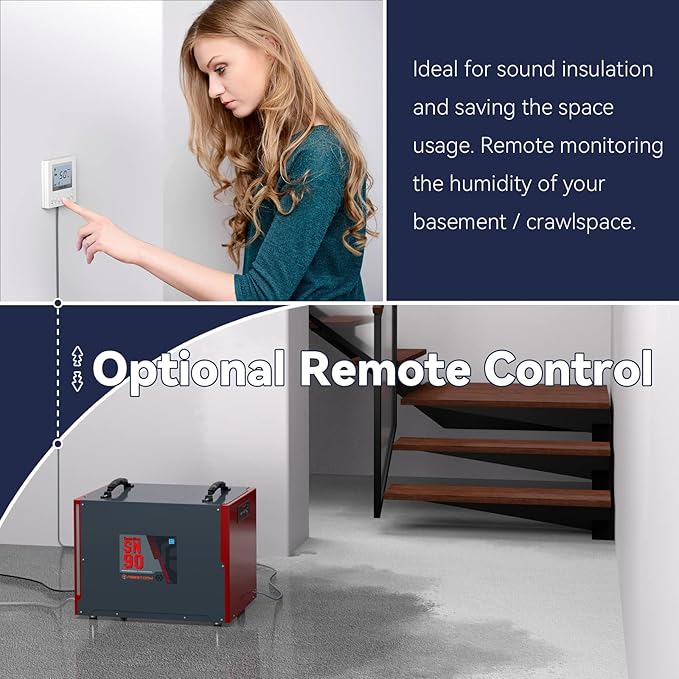ABESTORM Crawl Space Dehumidifier, Energy Star 198 Pint Commercial Dehumidifier - Image 4
