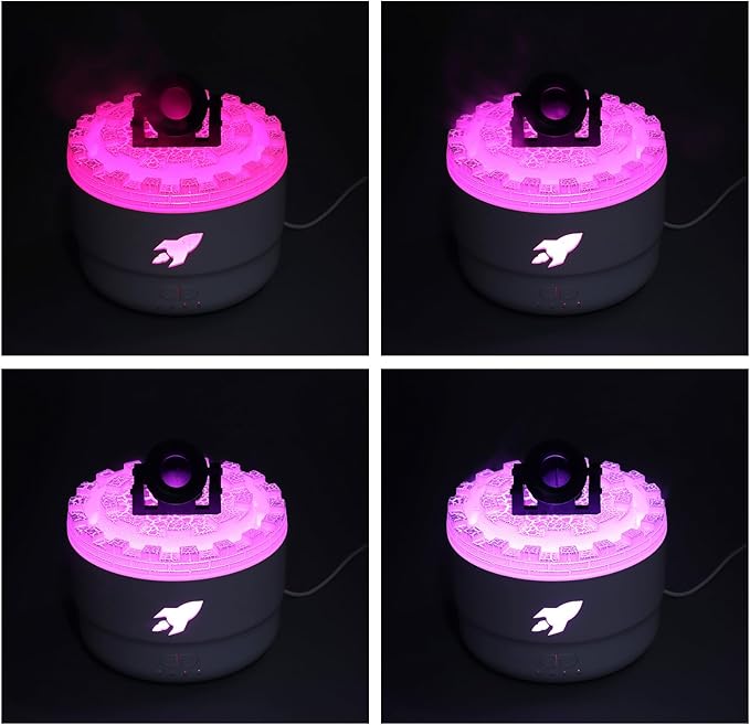 Essential Oil Diffuser Humidifier, Quiet 200ml Cool Mist Humidifier Aromatherapy - Image 9