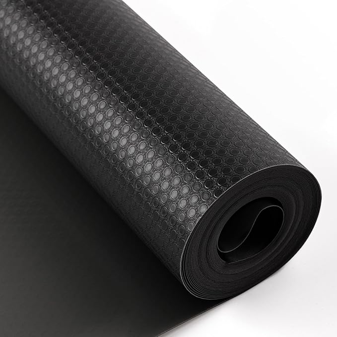 Black Shelf Liners Kitchen Cabinets Non Adhesive Drawer Mat Refrigerator Liners by Bloss