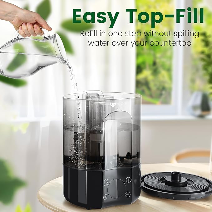 Reptile Humidifier Fogger for Terrariums, Timer Function, 1 Gallon, Adjustable - Image 7