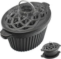 Wood Stove Steamer & Cast Iron Humidifier, 1.4 Qt Fireplace Simmer Pot by Unknown