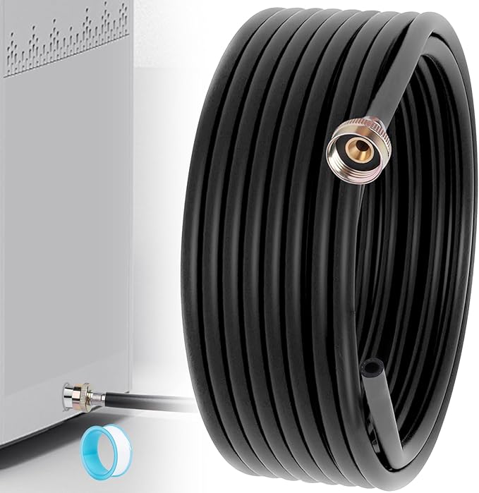 12 FT Dehumidifier Drain Hose 3/4 Inch FHT Connection Brass Thickened Drain Hose by Sankoly