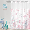 Extra Long No Hook Shower Curtain by TWLSNCD