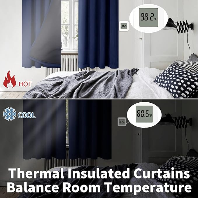 BGment Thermal Insulated Full Blackout Curtains - Image 4
