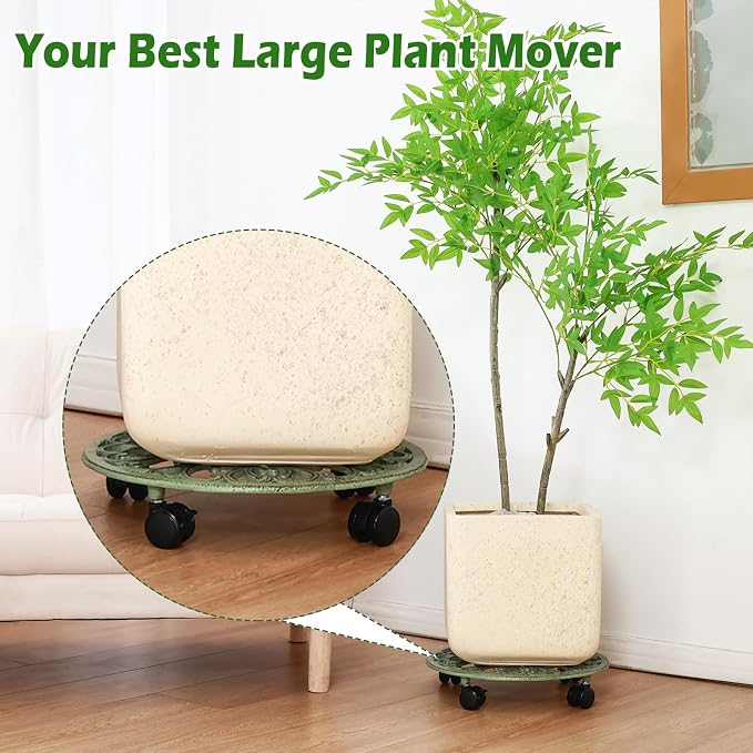 14 Inch Rolling Plant Stand - Image 5