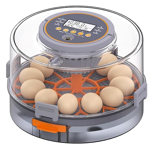 12 Egg Incubator with Automatic Egg Turning and Humidity Control, Intelligent by Unknown